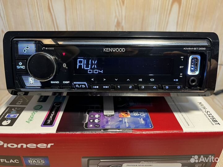 Магнитола Kenwood KMM-BT356