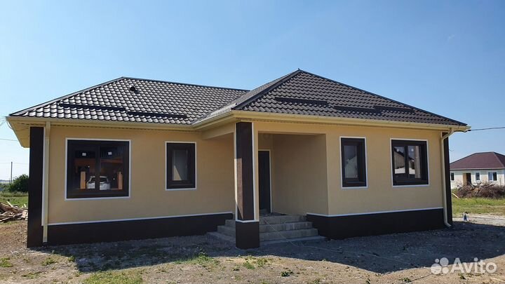 Тёплый и уютный дом 120м2 из керамзитобетона