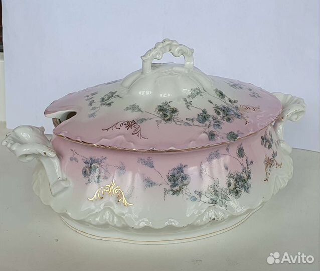 Супница фарфор Кузнецов