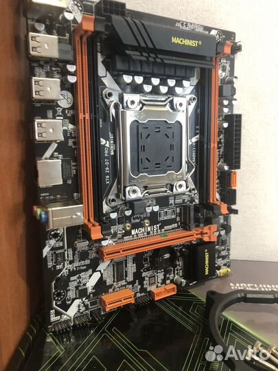 Материнская плата lga 2011 x79 с дефектом