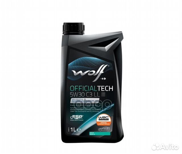 Масло 5W30 officialtech C3 1л Wolf