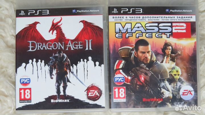 Mass effect 2 + Dragon Age 2 для PS3