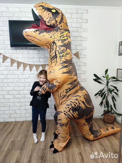 Карнавальный новогодний Костюм динозавра в аренду