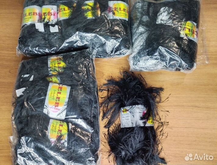 Пряжа Smart Celebi травка с длинным ворсом