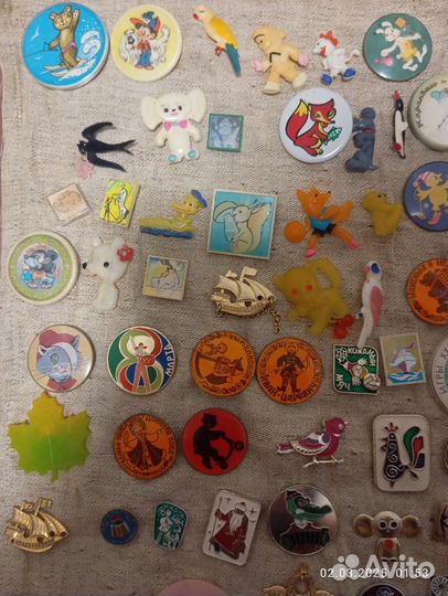 Набор детских значков СССР