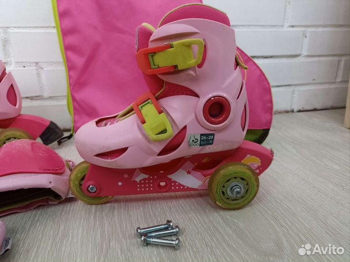 Ролики детские раздвижные 26-28 Oxelo