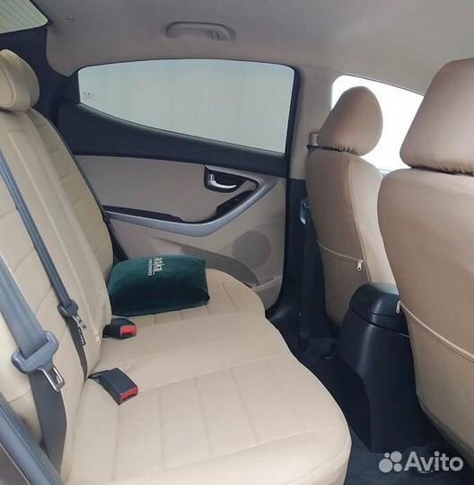 Авточехлы экокожа Hyundai Elantra 5 MD Автопилот