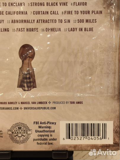 Tori Amos. CD и DVD. Фирменные
