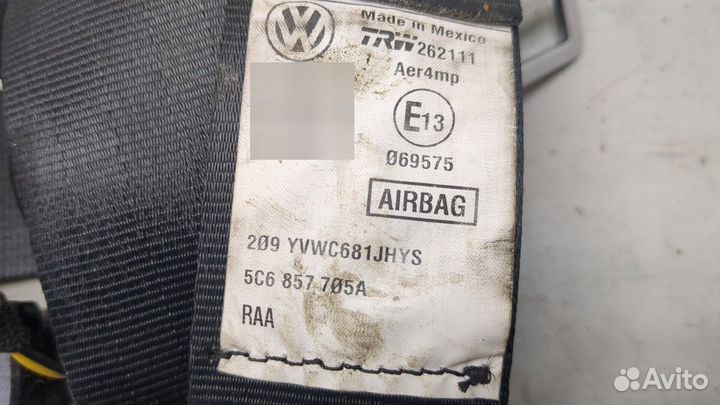 Ремень безопасности Volkswagen Jetta 6, 2012