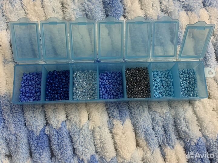 Набор бисера 7 ячеек