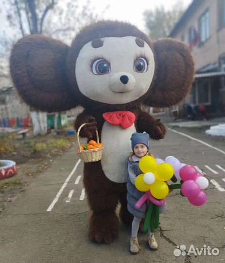 Чебурашка аэро,ростовая кукла
