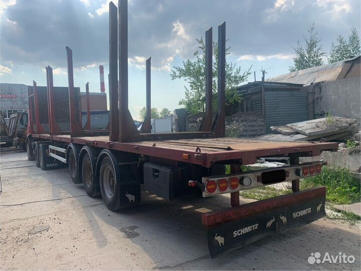 Полуприцеп лесовоз (сортиментовоз) Narko 23PP3-CC-405, 1995