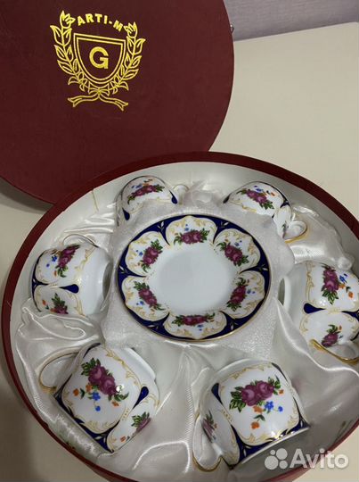 Фарфоровый сервиз Arti-M (6 чашек)