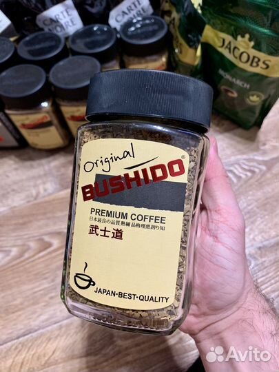 Кофе bushido, carte noir, jacobs