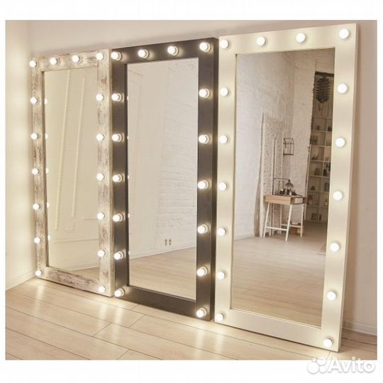 Гримерное зеркало 175/80 на подставке