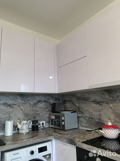 Угловая кухня. Белый глянец ксп:23520