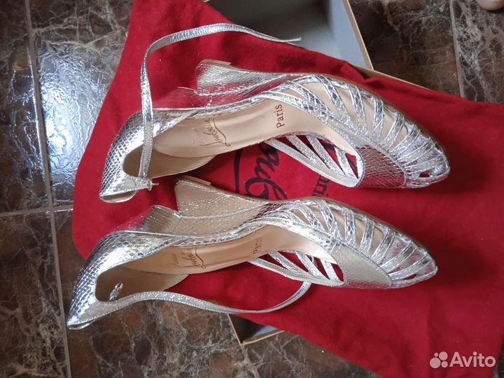 Босоножки Christian Louboutin оригинал питон