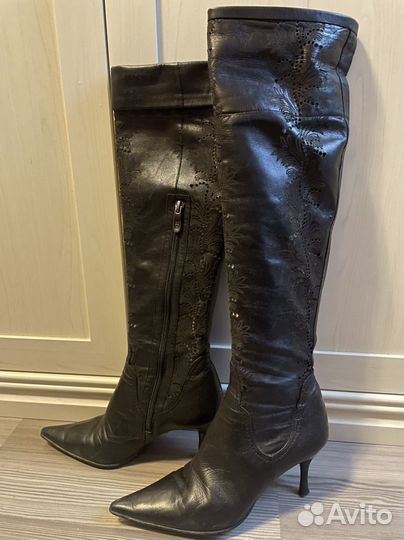 Сапоги из натуральной кожи