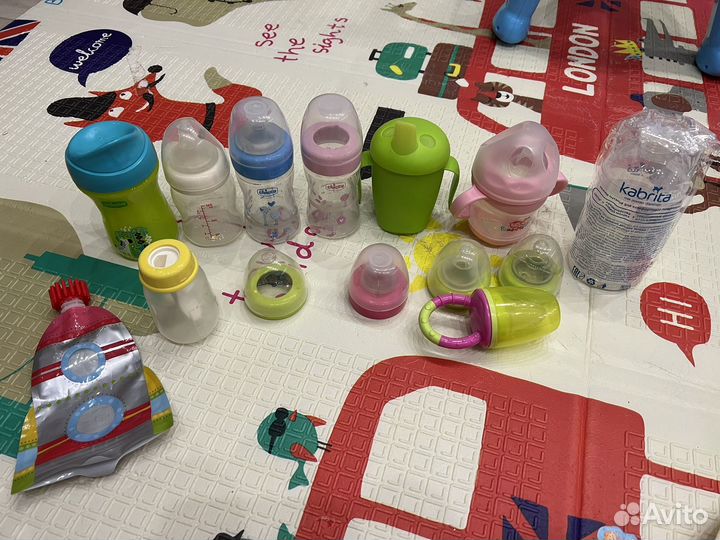 Бутылочки pigeon и chicco