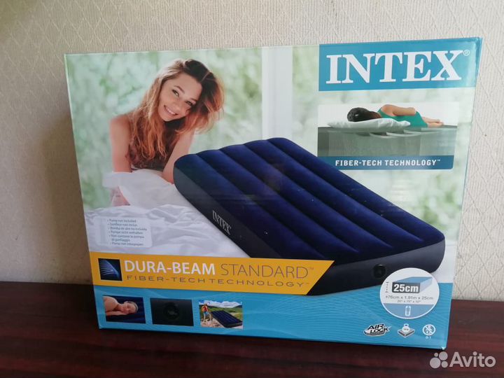 Кровать надувная intex
