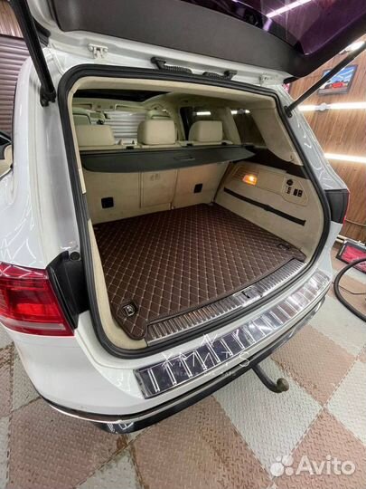 3D коврики из экокожи для Volkswagen Touareg 2