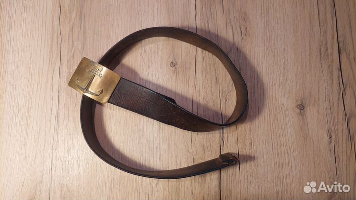 Дембельский ремень с пряжкой речной флот СССР