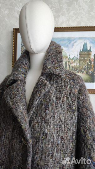 Benetton шерстяное пальто