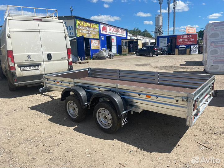 Двухосный прицеп категории В Кузов 3,45*1,51 м