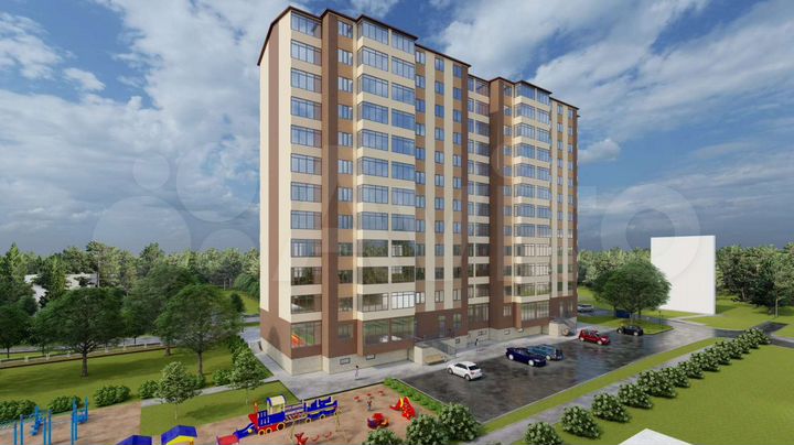 1-к. квартира, 48,1 м², 10/12 эт.