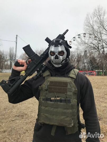 Маска Гоуста из Call of Duty