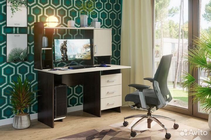 Компьютерный стол №5 (2 цвета) - в наличии