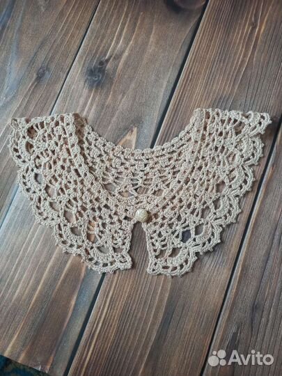 Вязаный воротничок