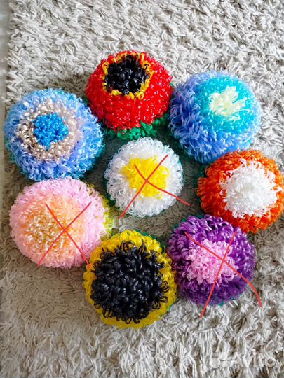 Мочалка ручной работы