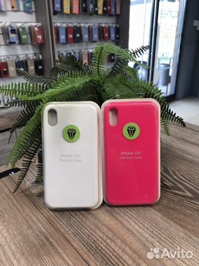 Чехол Silicone case на iPhone XR
