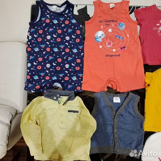 Пакетом детские вещи 74-80