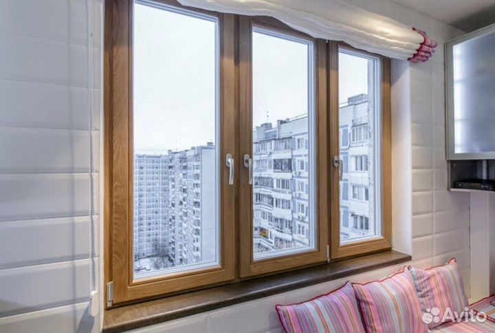 Пластиковые окна цветные