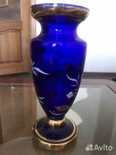 Ваза хрусталь стекло винтаж СССР