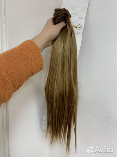 Волосы на заколках термо-волокно