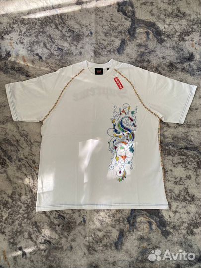 Футболка Supreme x Coogi белая