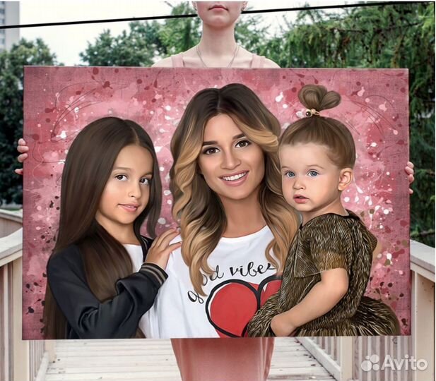 Портрет на холсте (индивидуально)