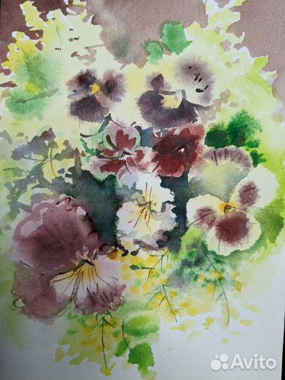Рисунки акварелью