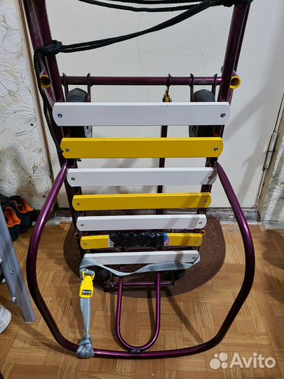 Санки на колесиках