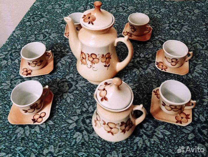 Кофейный сервиз керамика СССР