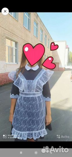 Школьная форма с фартуком