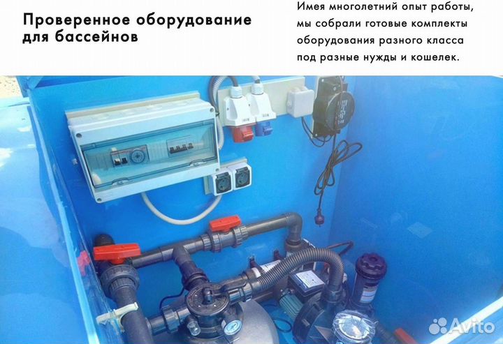 Бассейн 5x3 из полипропилена