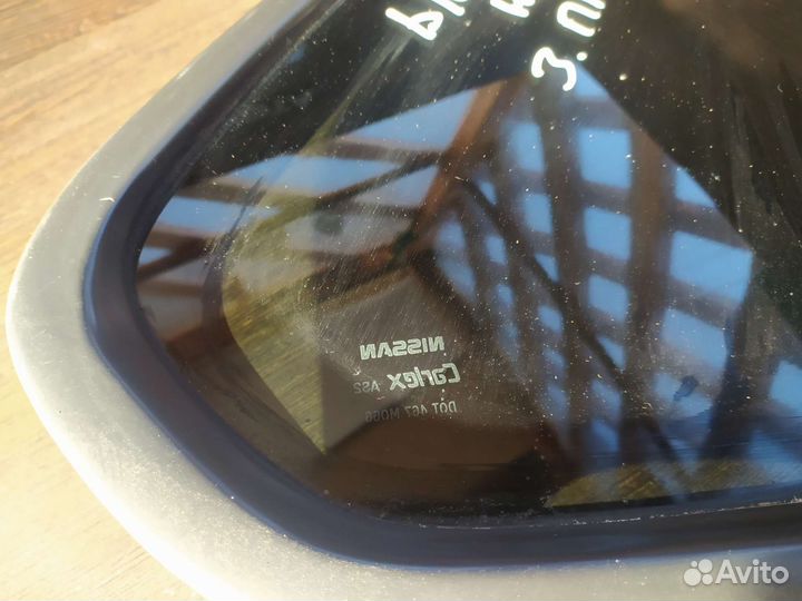 Стекло заднее правое ниссан блюберд HU14