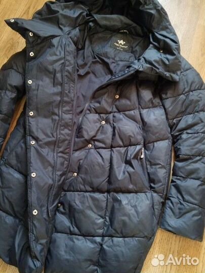 Пуховик зимний длинный женский 46 48