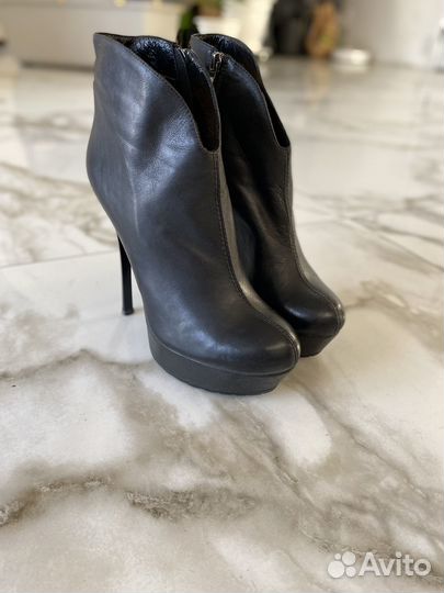 Ботильоны 39 натуральная кожа
