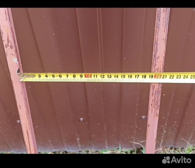 Забор металлический секционный