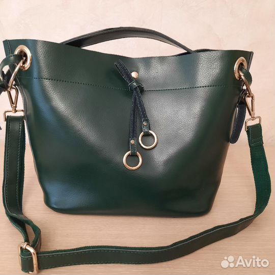 Сумка женская натуральная кожа бу